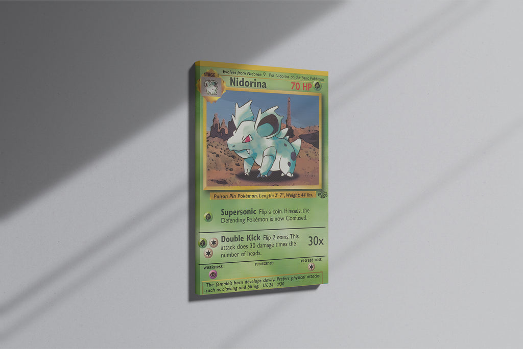 GeekCultcha Pokémon Nidorina Premium Canvas Print