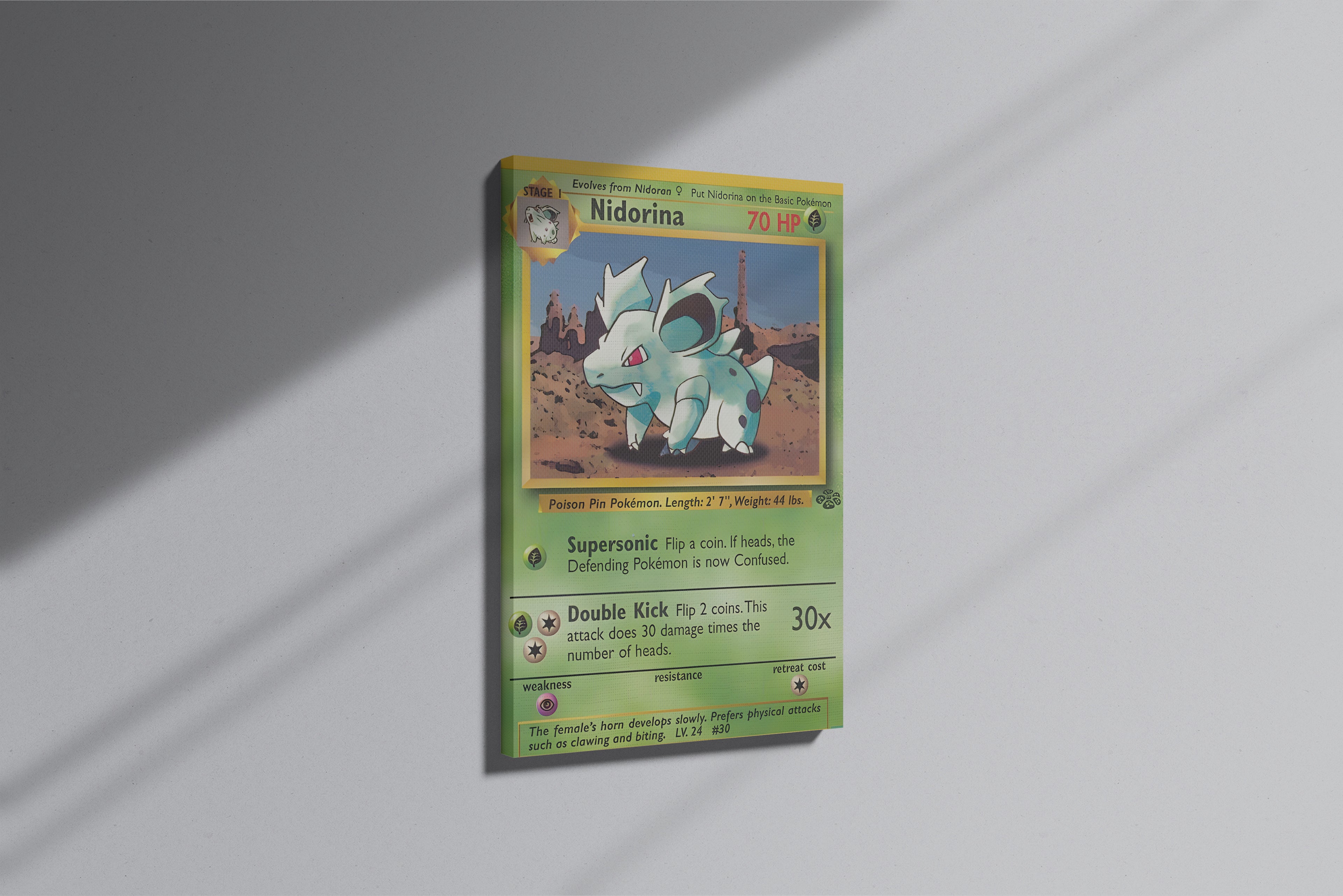 GeekCultcha Pokémon Nidorina Premium Canvas Print