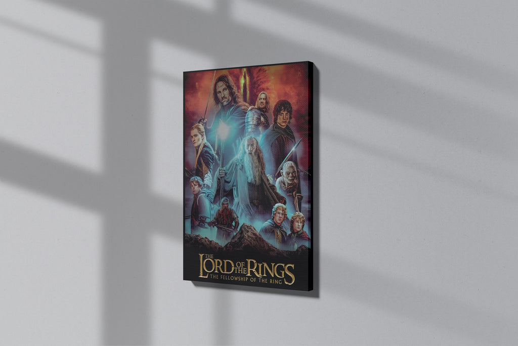 GeekCultcha The Lord of the Rings Fellowship of the Ring Premium Canvas Print