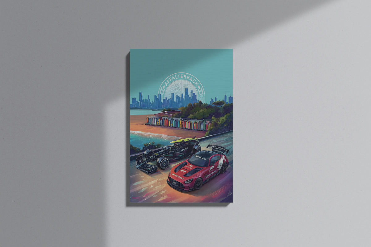 GeekCultcha Mercedes Amg Petronas Formula 1 Premium Canvas Print