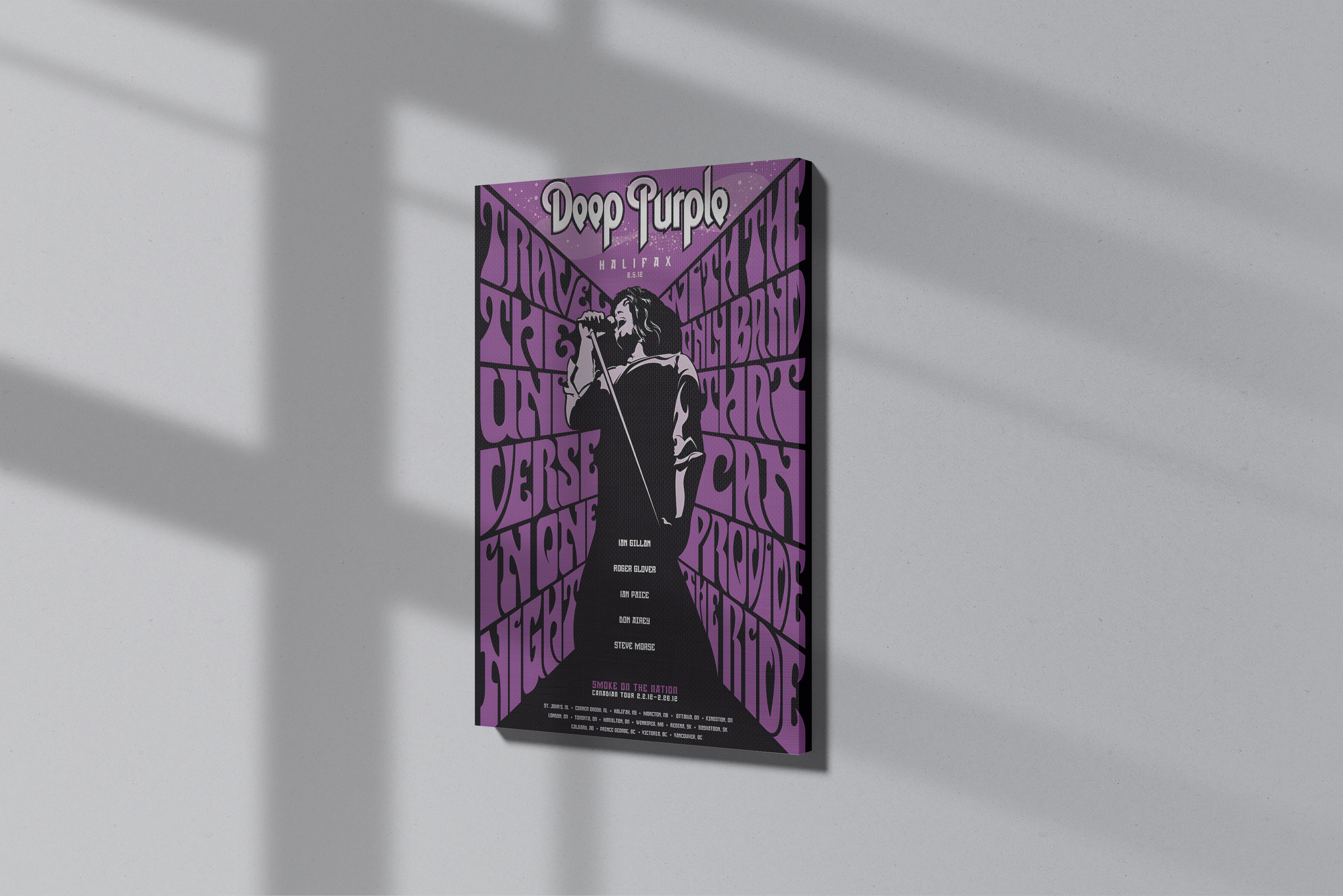 GeekCultcha Deep Purple Canvas Print