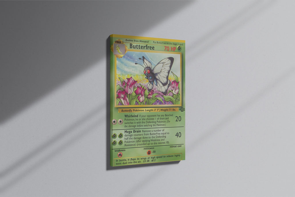 GeekCultcha Pokémon Butterfree Premium Canvas Print