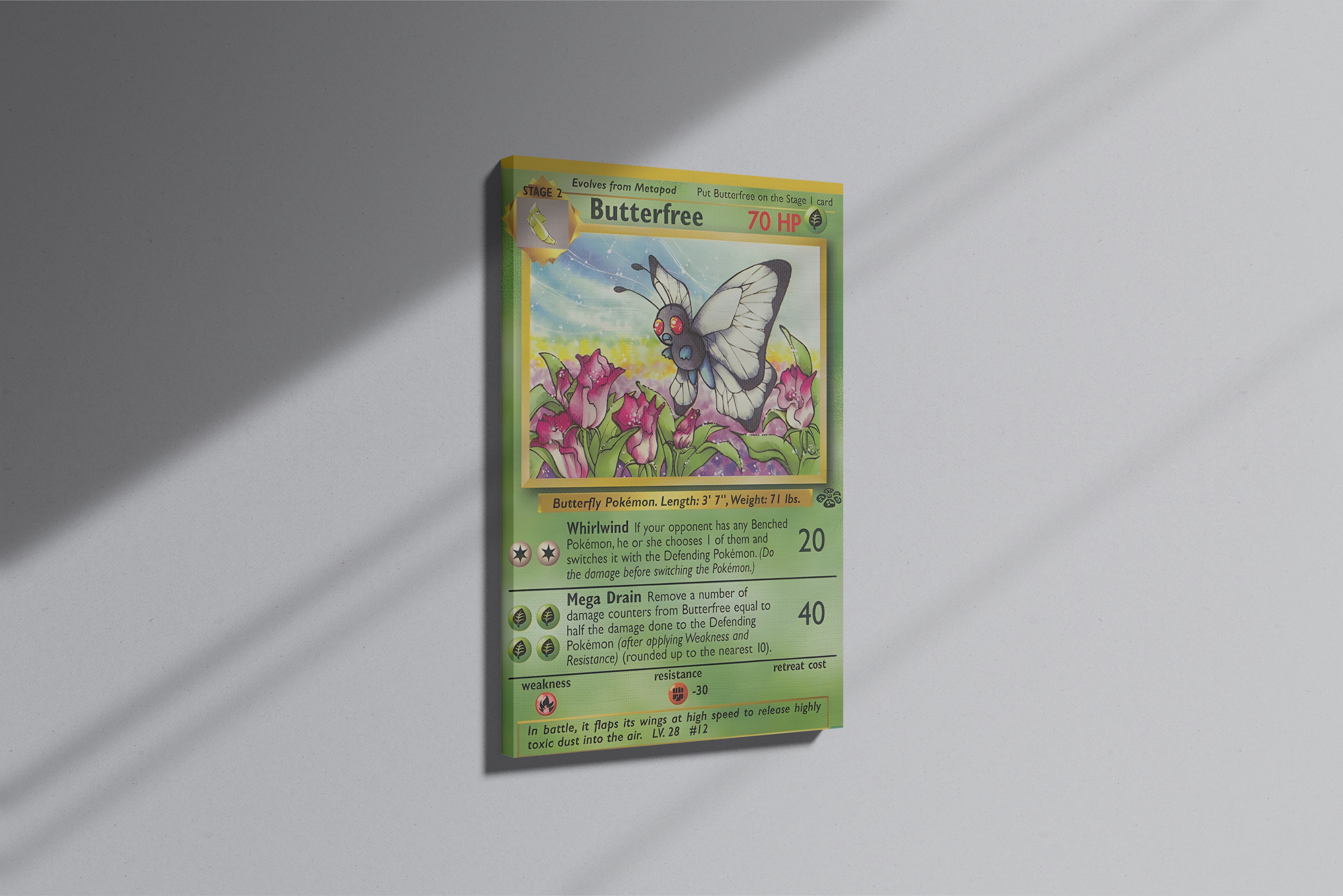 GeekCultcha Pokémon Butterfree Premium Canvas Print