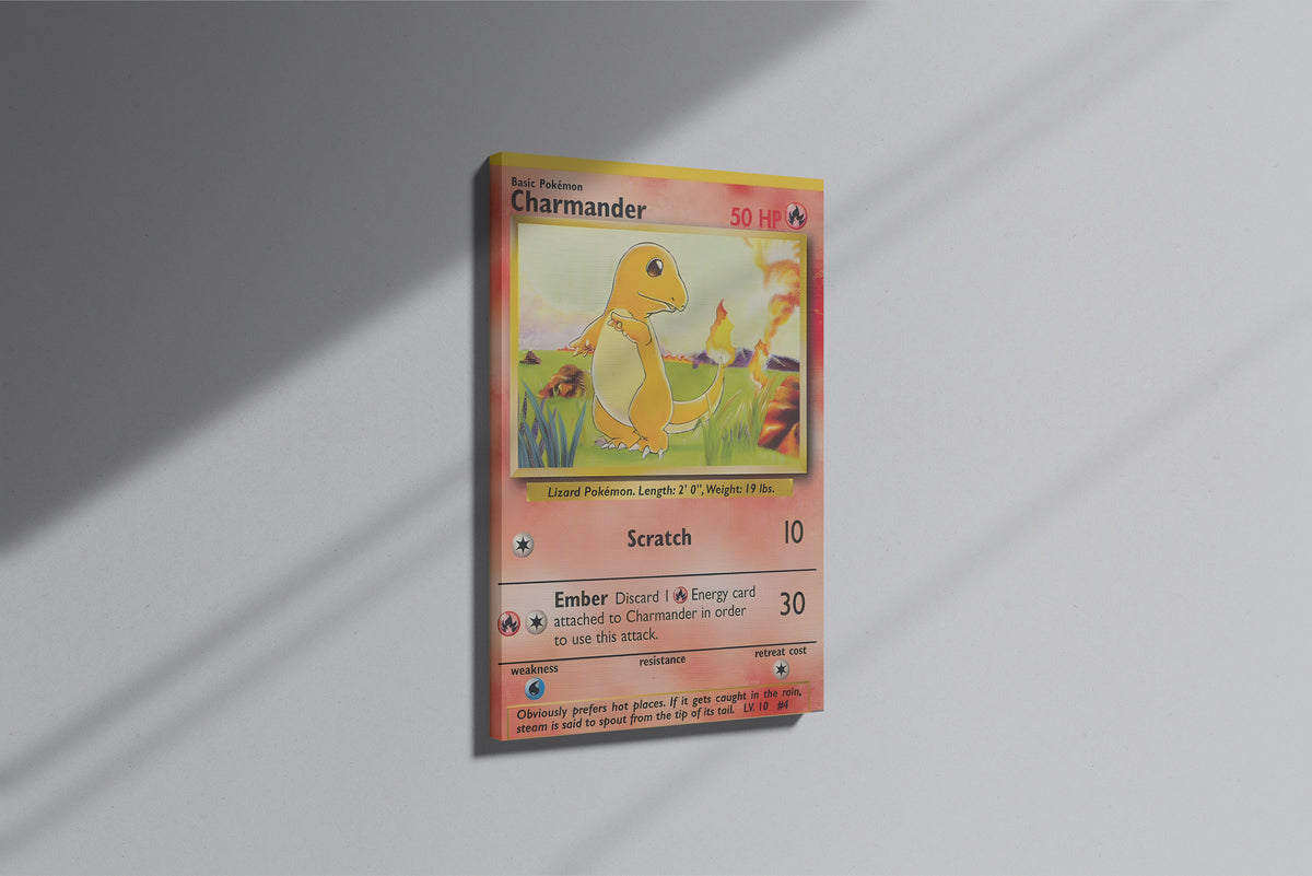 GeekCultcha Pokémon Charmander Premium Canvas Print