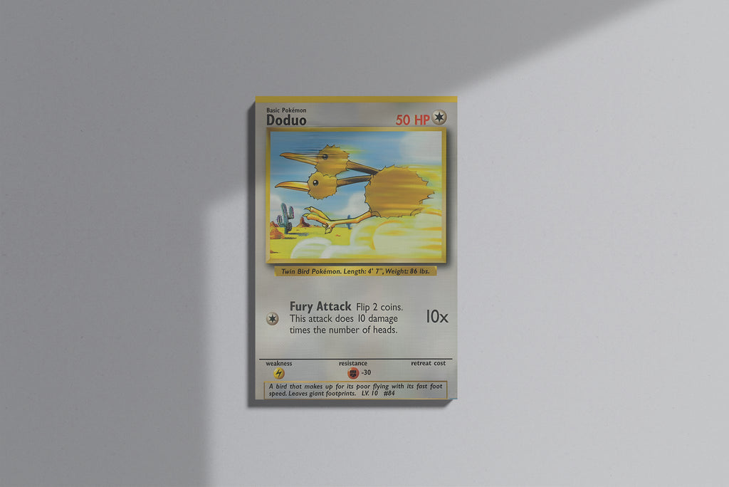 GeekCultcha Pokémon Doduo Premium Canvas Print