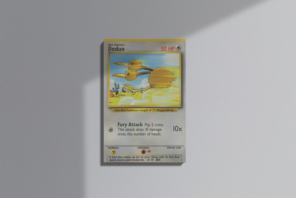 GeekCultcha Pokémon Doduo Premium Canvas Print