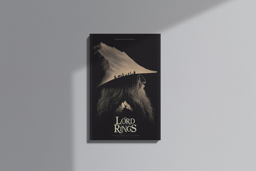 GeekCultcha The Lord of the Rings: The Fellowship of the Ring Premium Canvas Print