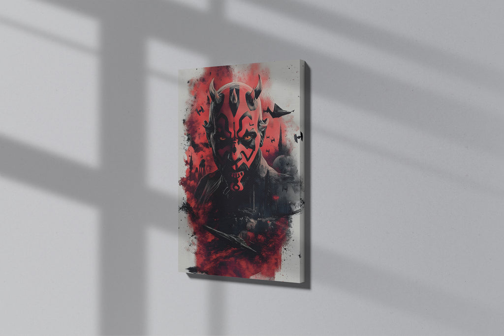 GeekCultcha Star Wars Darth Maul Premium Canvas Print