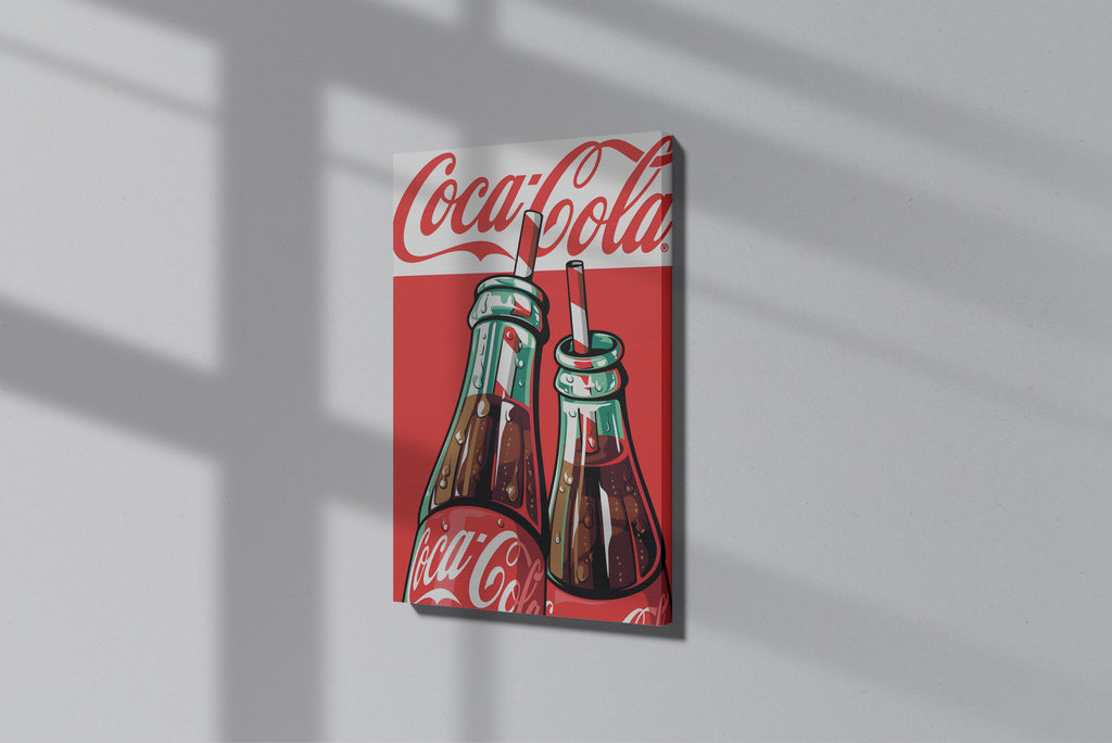 GeekCultcha Coca-Cola Themed Premium Canvas Painting
