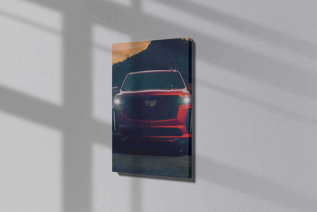 GeekCultcha Cadillac SUV Premium Canvas Painting