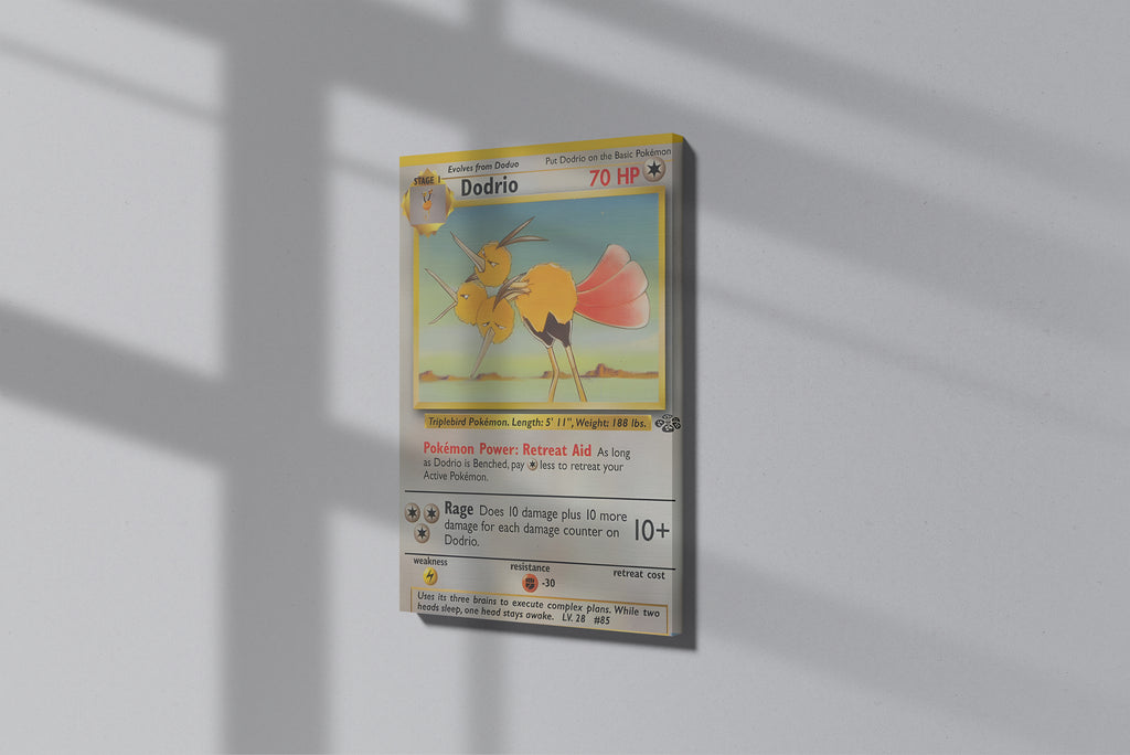 GeekCultcha Pokémon Dodrio Premium Canvas Print