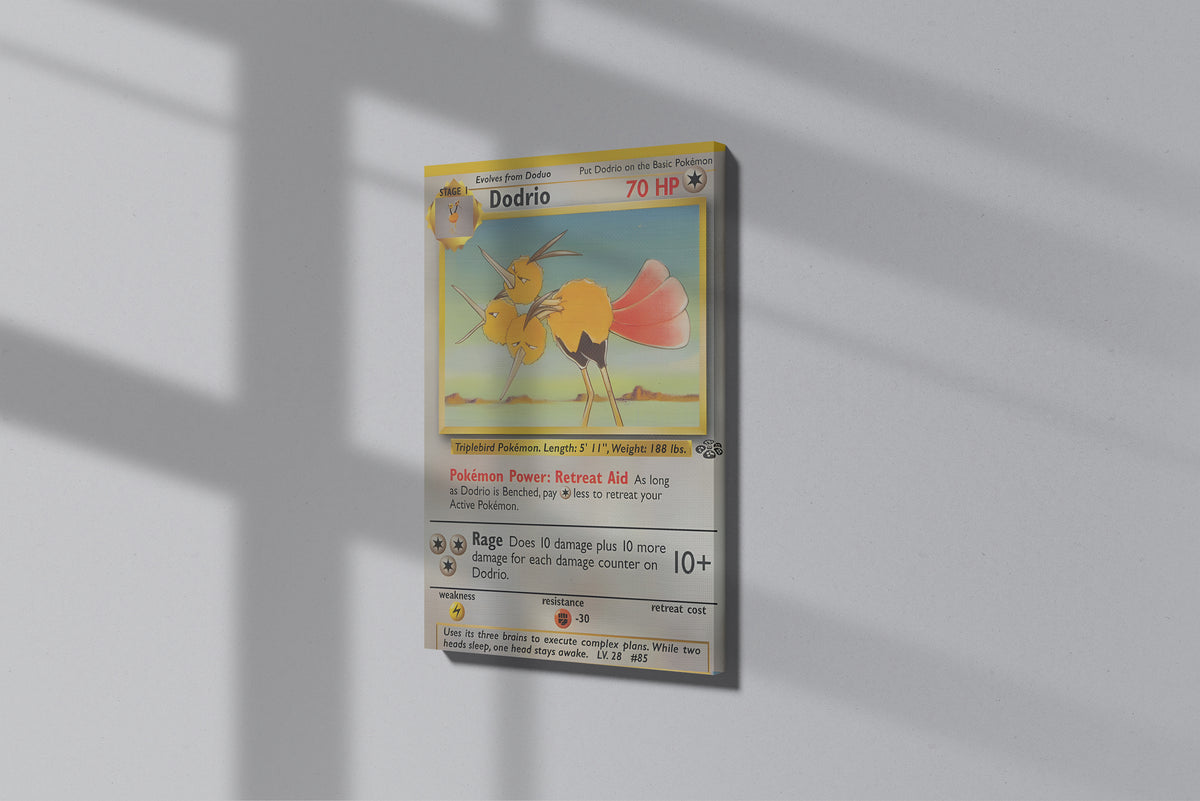 GeekCultcha Pokémon Dodrio Premium Canvas Print