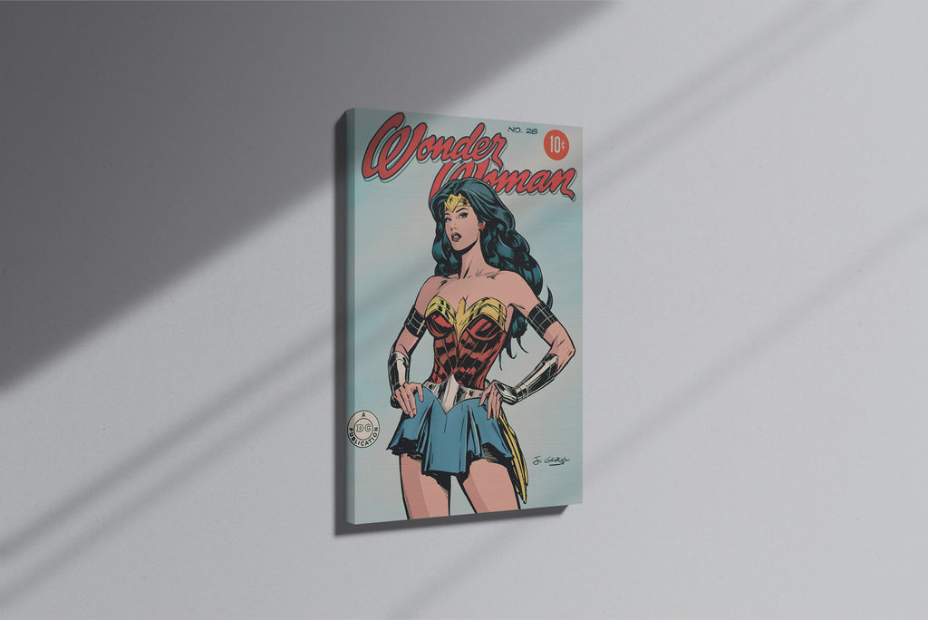 GeekCultcha Wonder Woman DC Comics Premium Canvas Print