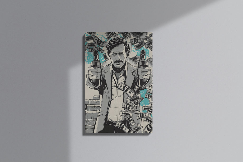 GeekCultcha Narcos Pablo Escobar Premium Canvas Print