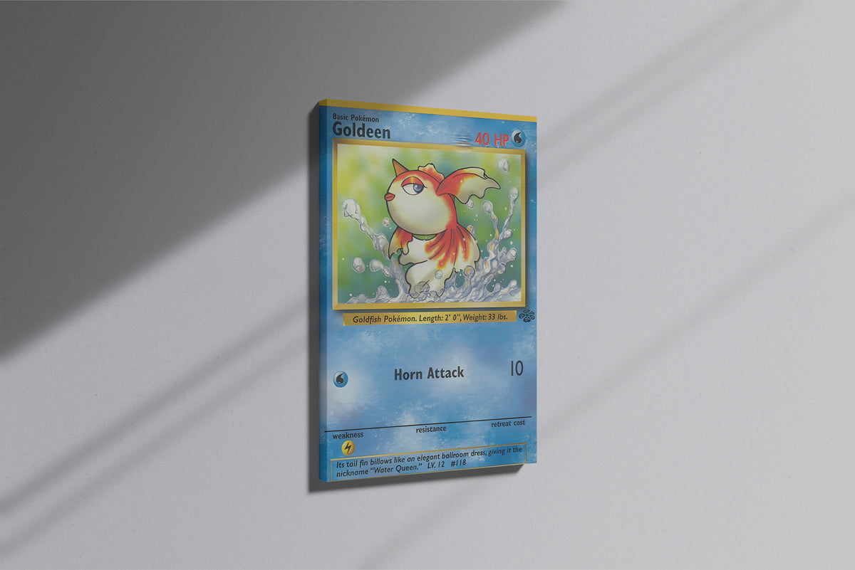 GeekCultcha Pokémon Goldeen Premium Canvas Print