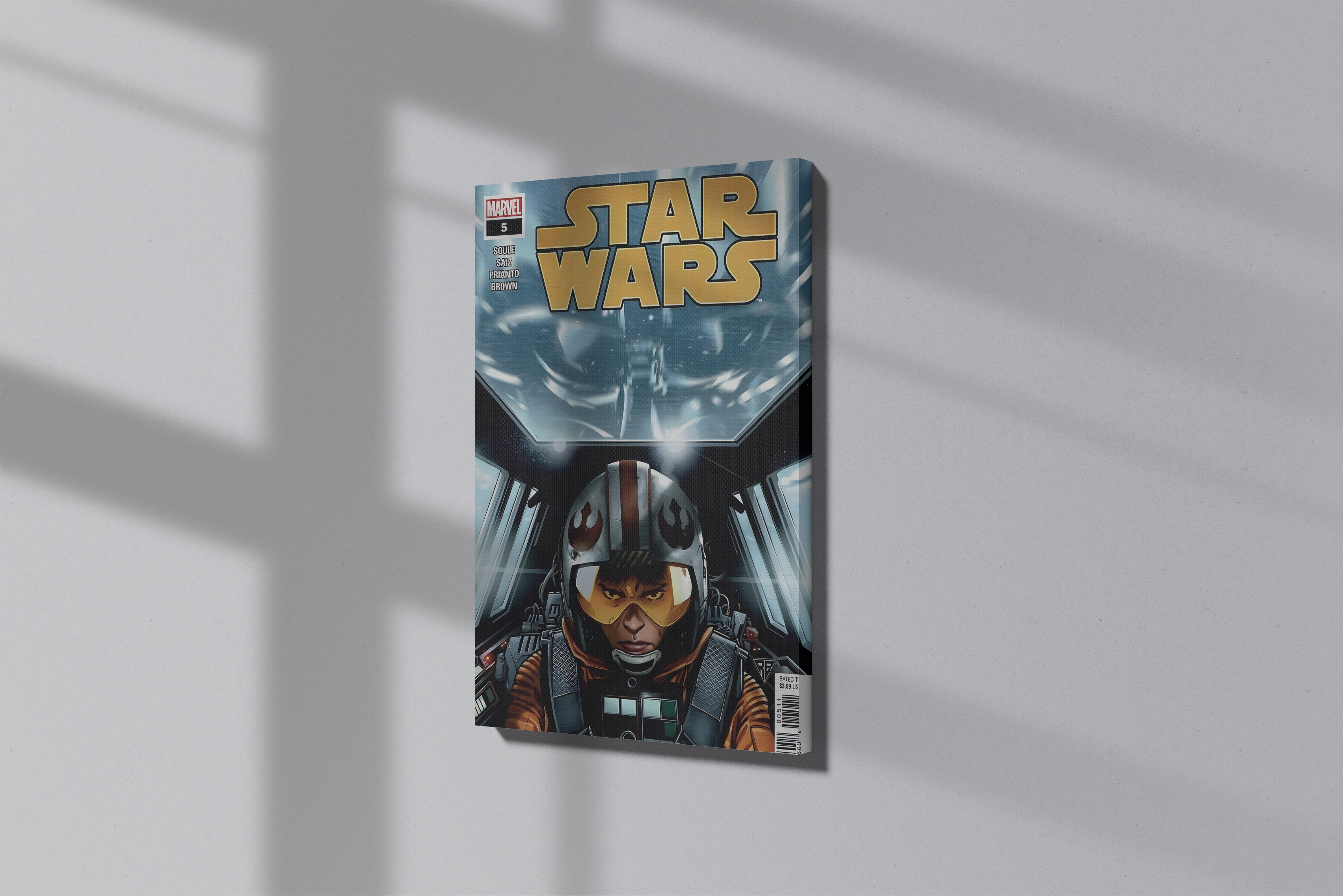 GeekCultcha Star Wars Luke Skywalker Premium Canvas Print