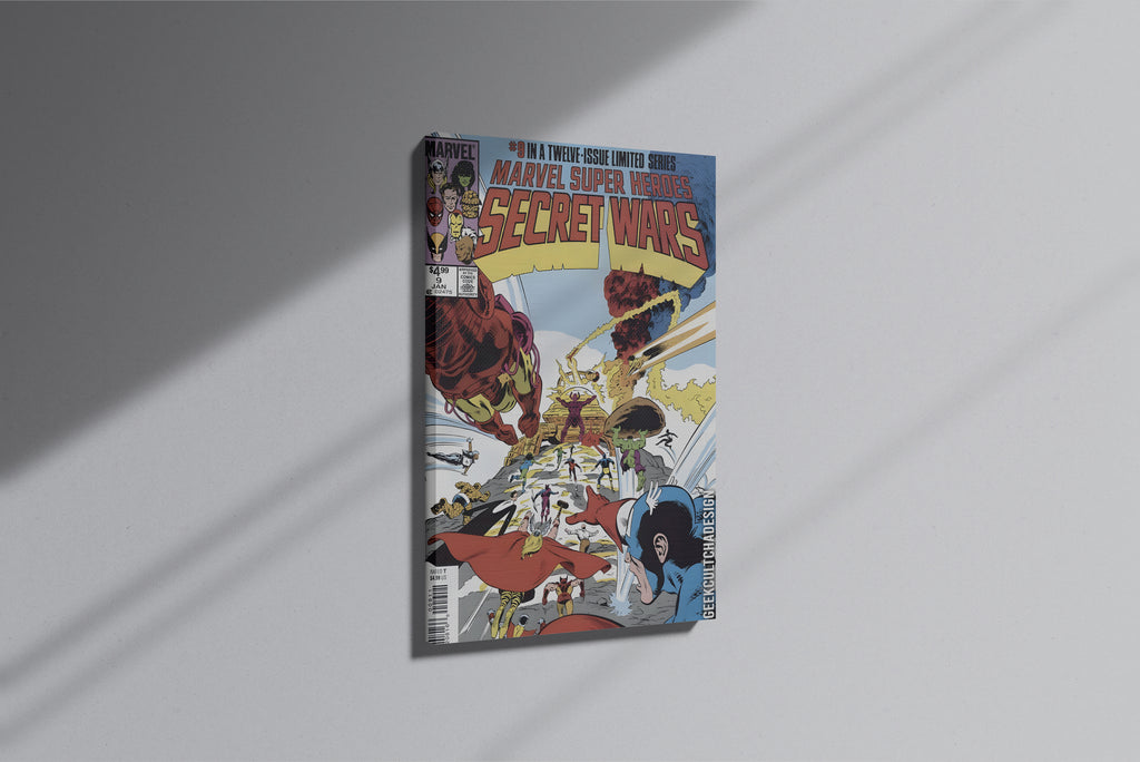 GeekCultcha Marvel Secret Wars Premium Canvas Print