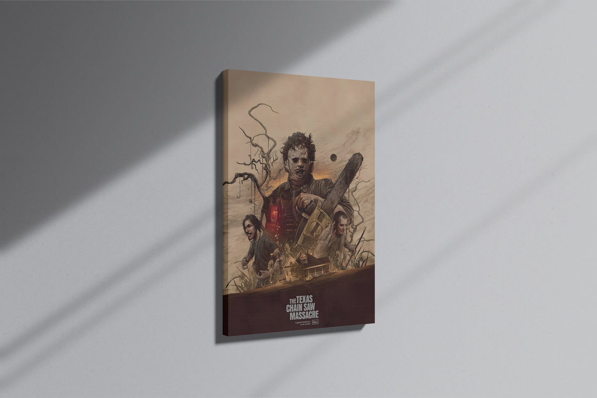 GeekCultcha The Texas Chain Saw Massacre Canvas Painting Horror Theme