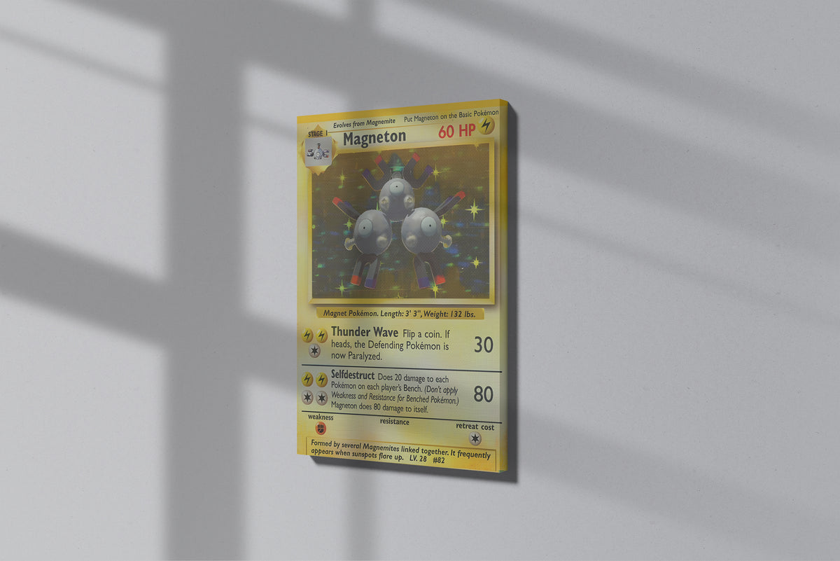 GeekCultcha Pokémon Magneton Premium Canvas Print