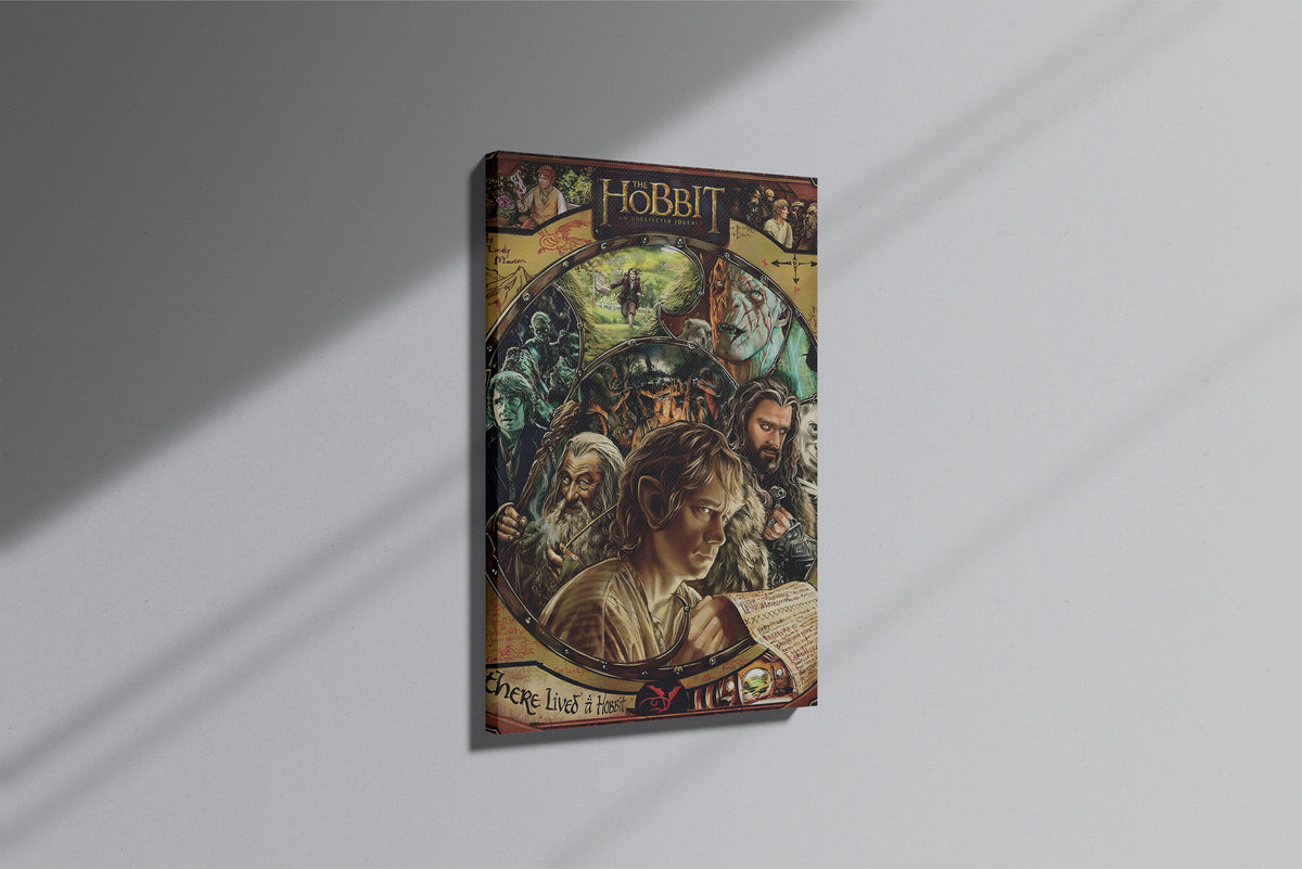 GeekCultcha The Hobbit An Unexpected Journey Themed Premium Canvas Print