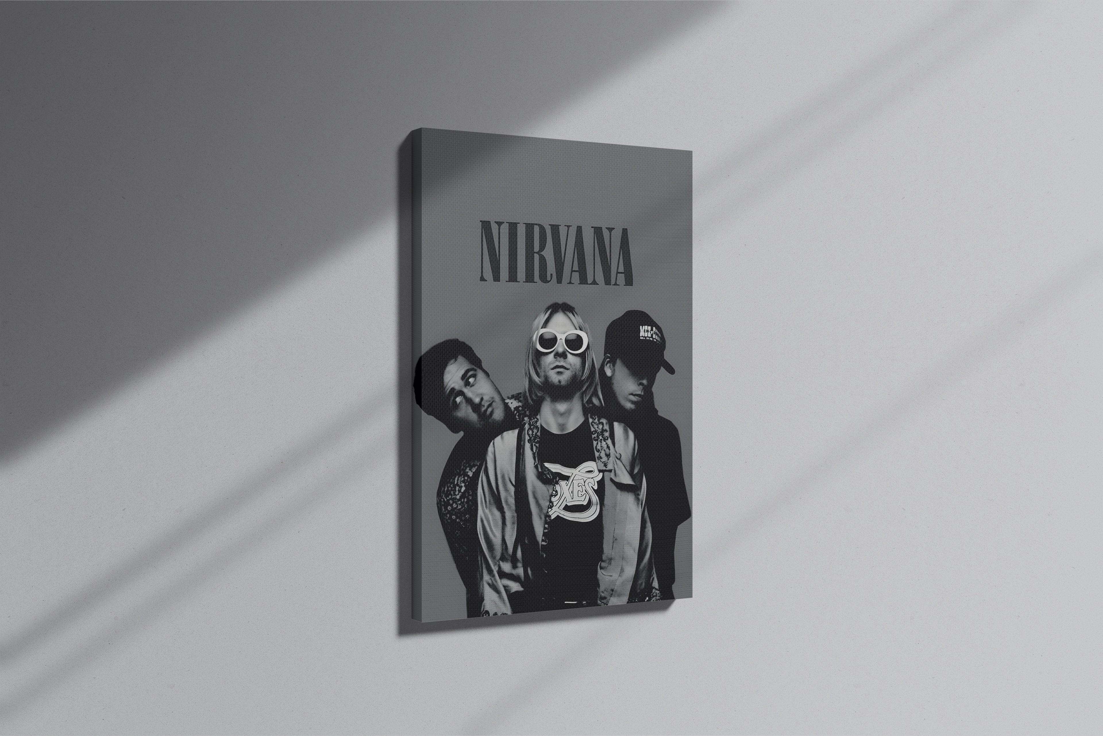 GeekCultcha Nirvana Grunge Premium Canvas Print