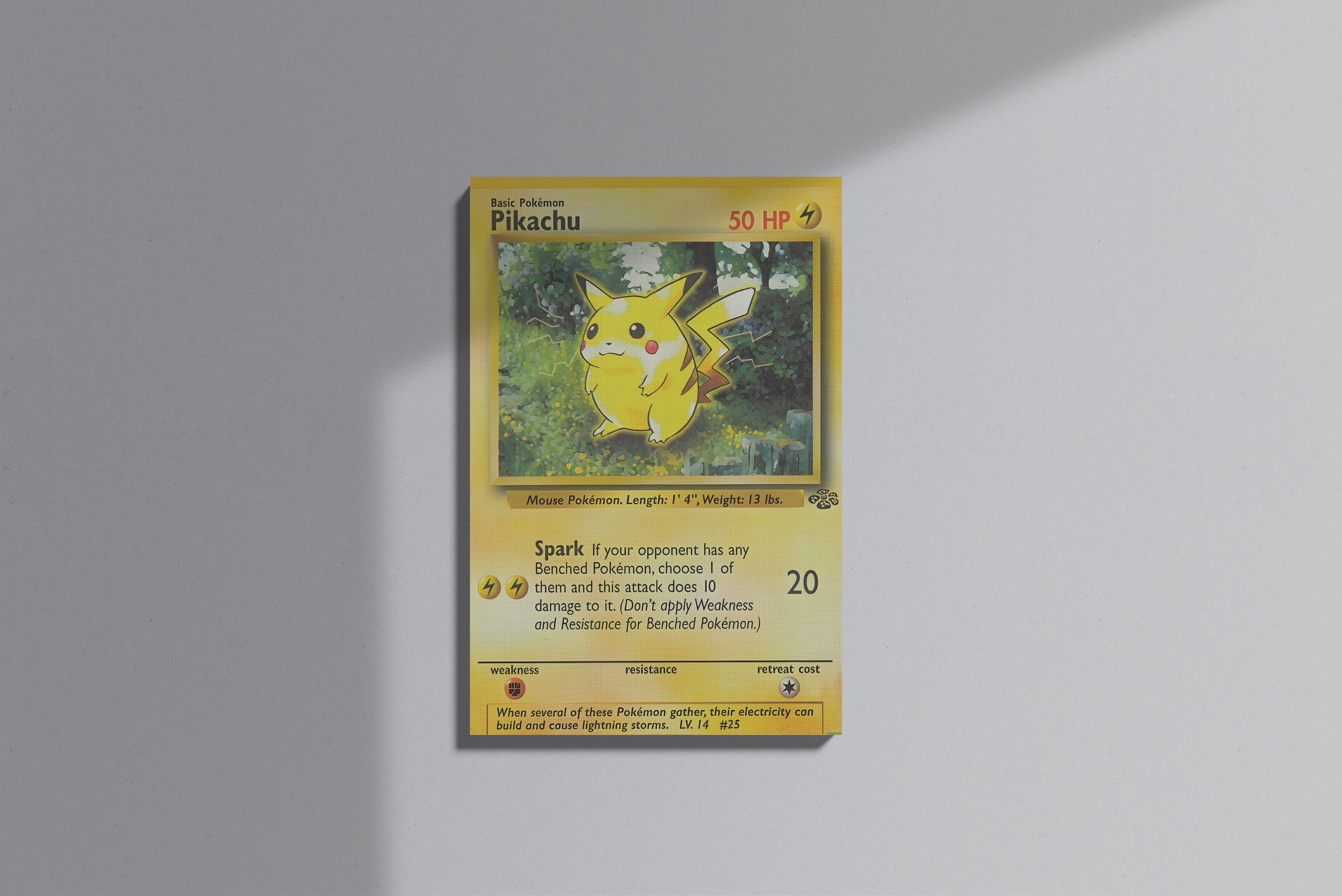 GeekCultcha Pokémon Pikachu Themed Premium Canvas Print