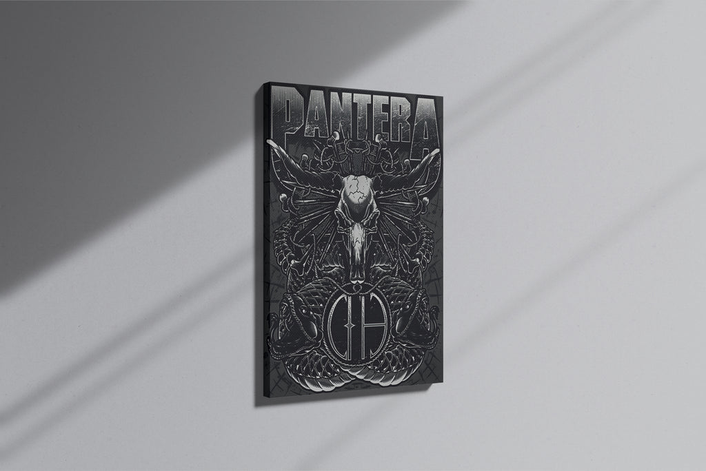 GeekCultcha Pantera Design Premium Canvas Painting