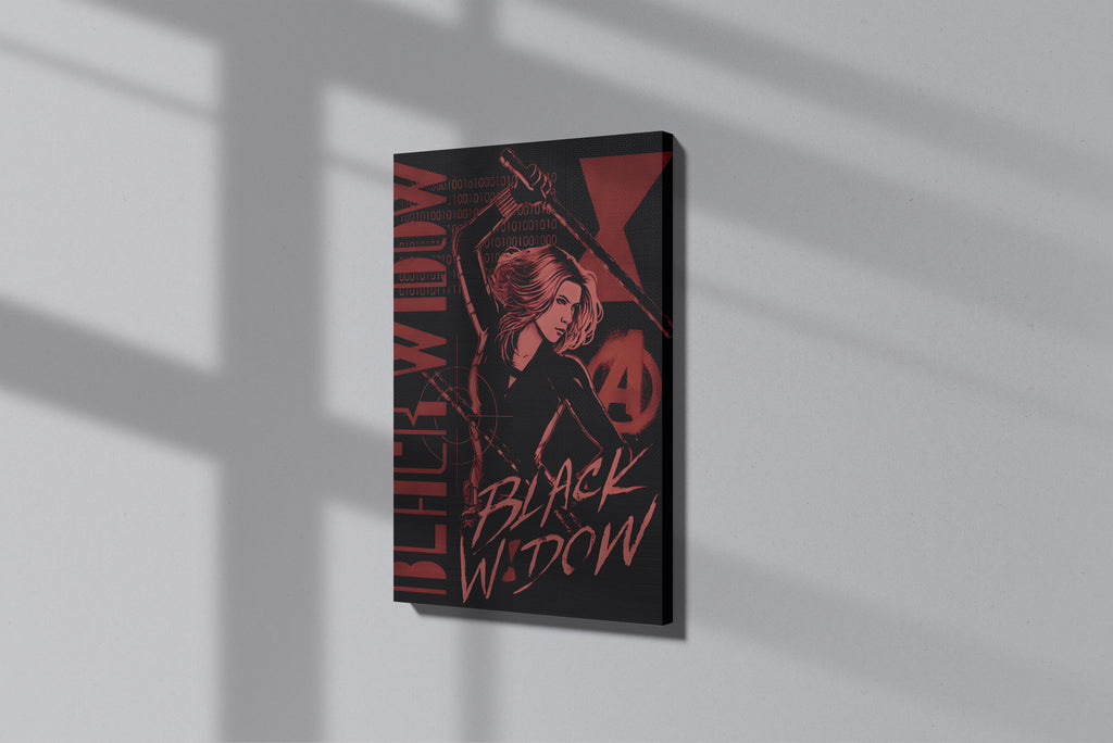 GeekCultcha Marvel Black Widow Premium Canvas Print