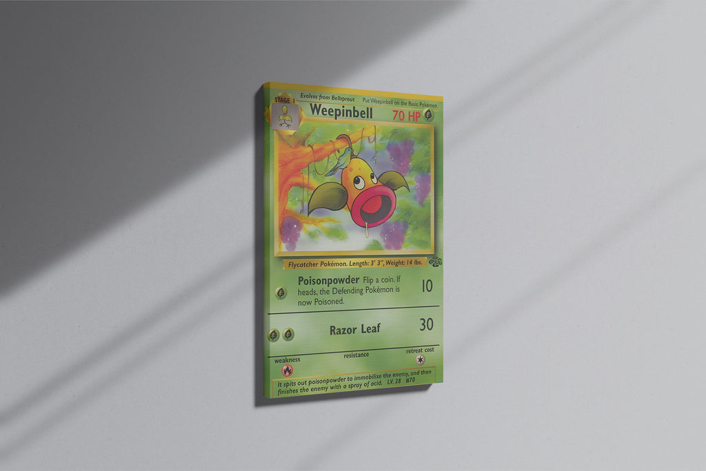GeekCultcha Pokémon Weepinbell Premium Canvas Print