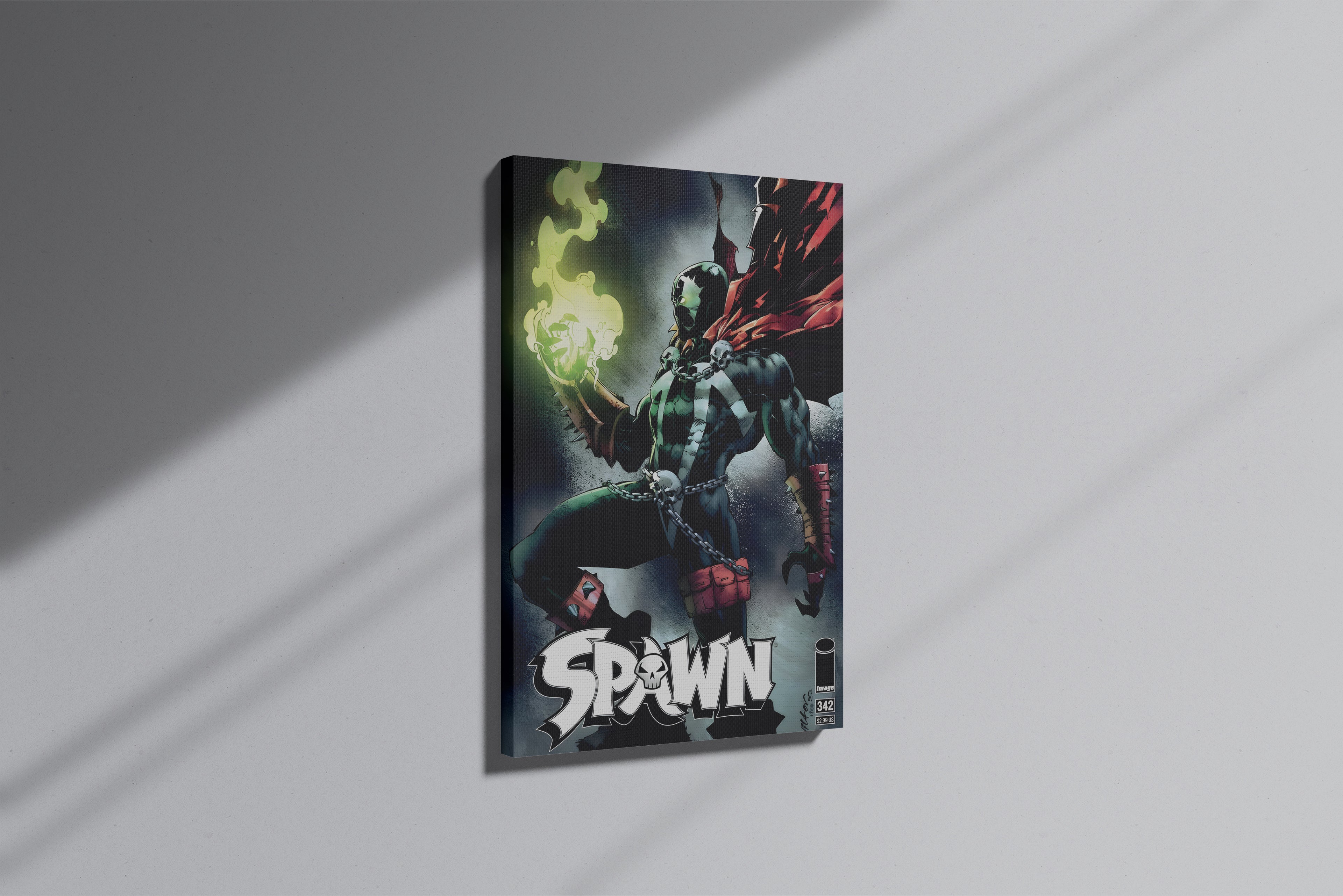 GeekCultcha Spawn Character Themed Premium Canvas Print