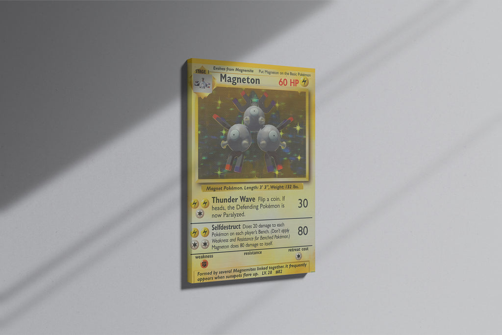 GeekCultcha Pokémon Magneton Premium Canvas Print