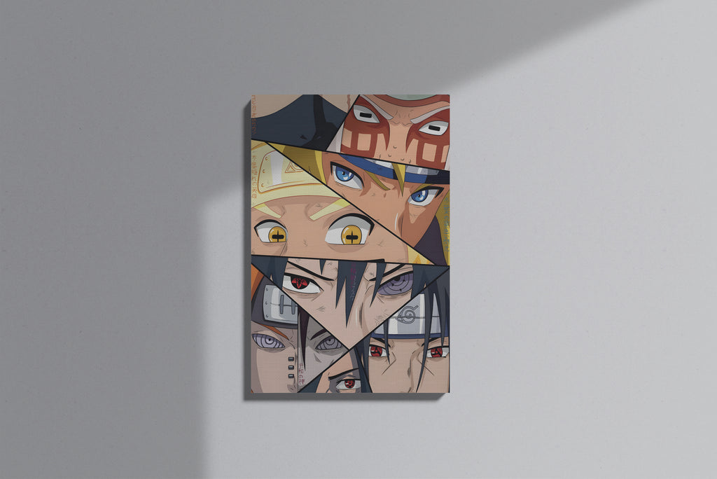 GeekCultcha Naruto Characters Premium Canvas Painting