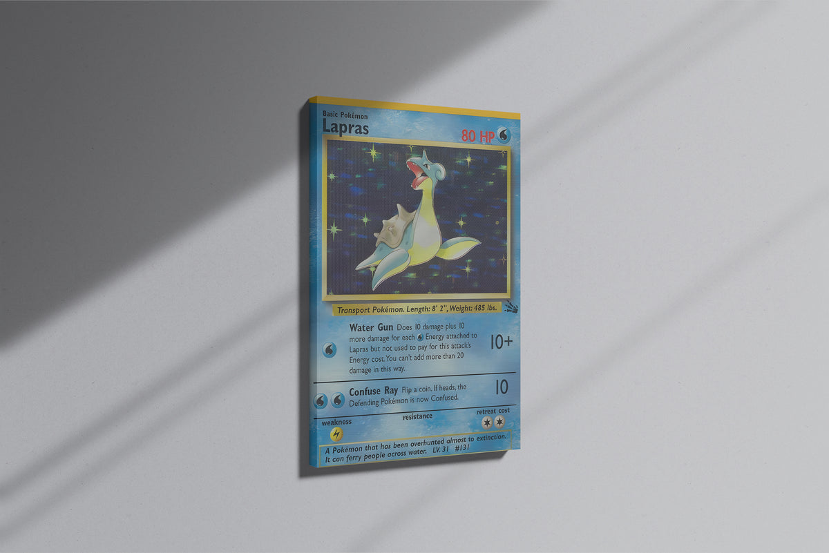 GeekCultcha Pokémon Lapras Premium Canvas Print
