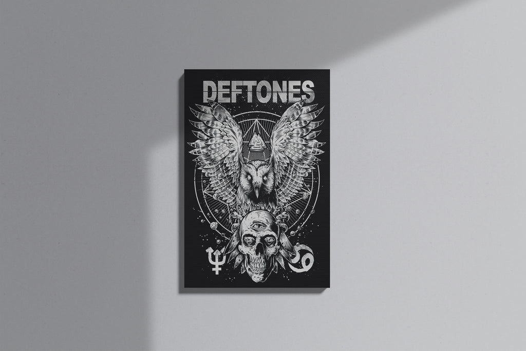 GeekCultcha Deftones Themed Premium Canvas Painting