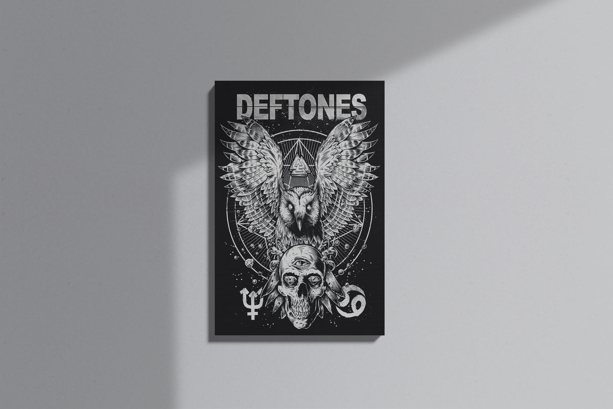 GeekCultcha Deftones Themed Premium Canvas Painting