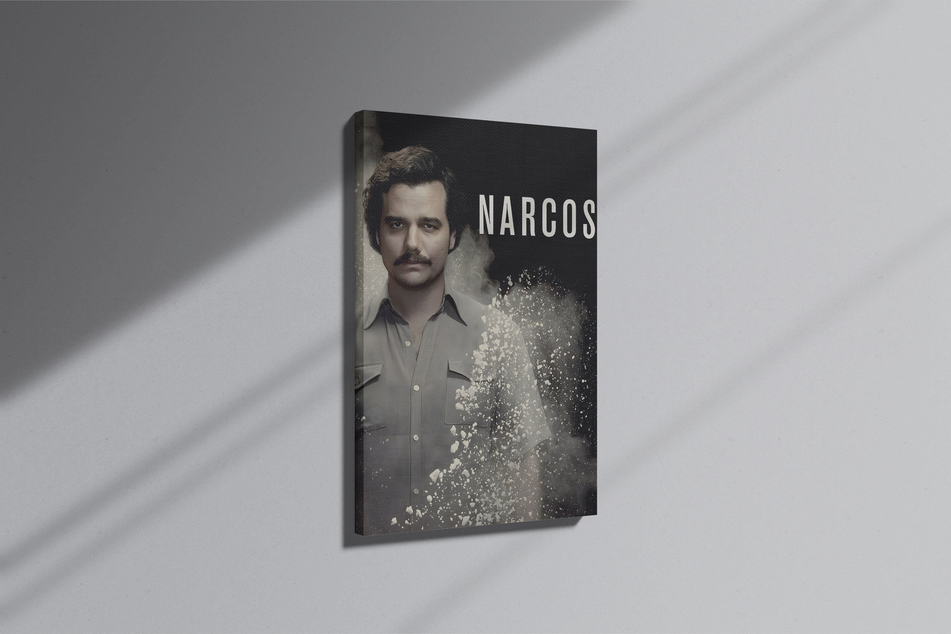GeekCultcha Narcos Pablo Escobar Premium Canvas Print