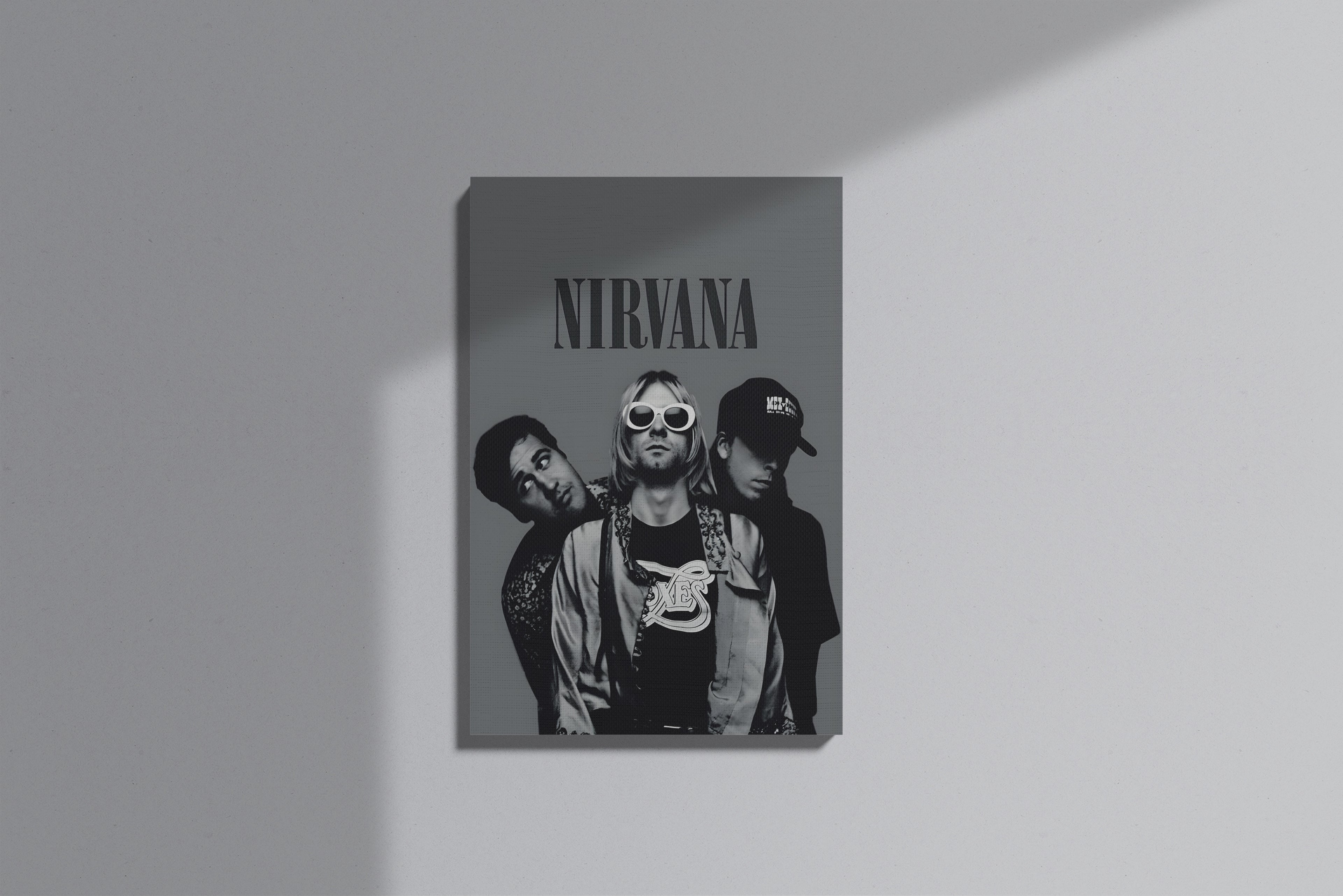 GeekCultcha Nirvana Grunge Premium Canvas Print