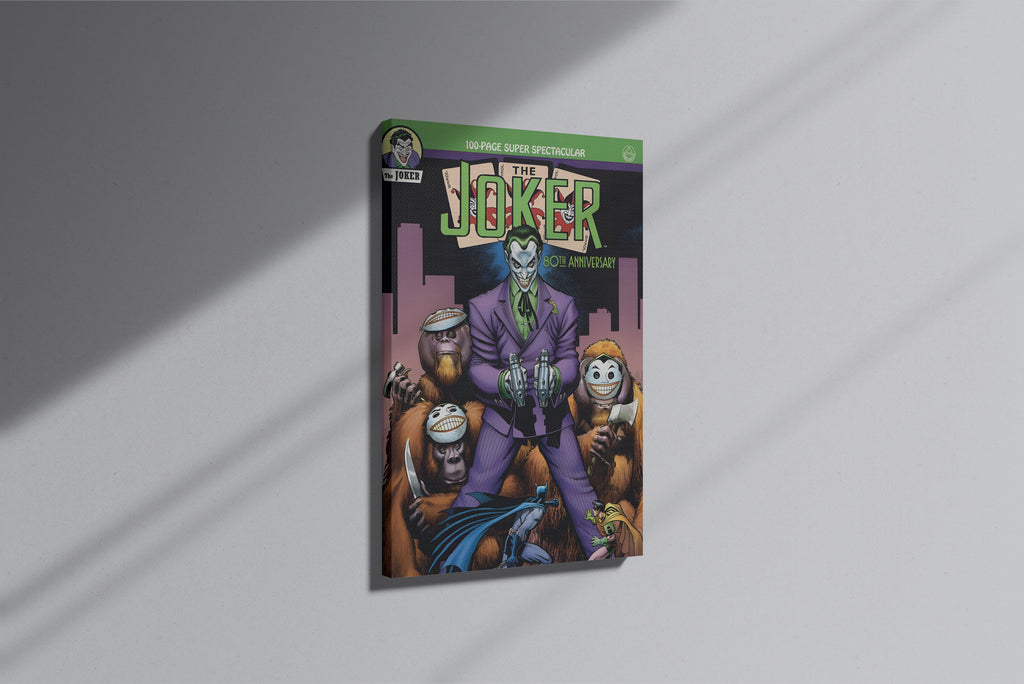 GeekCultcha DC Comics Joker 80th Anniversary Premium Canvas Painting