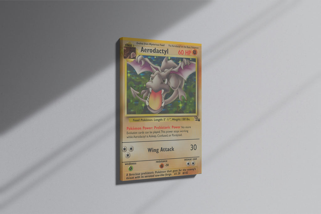 GeekCultcha Pokémon Aerodactyl Premium Canvas Print