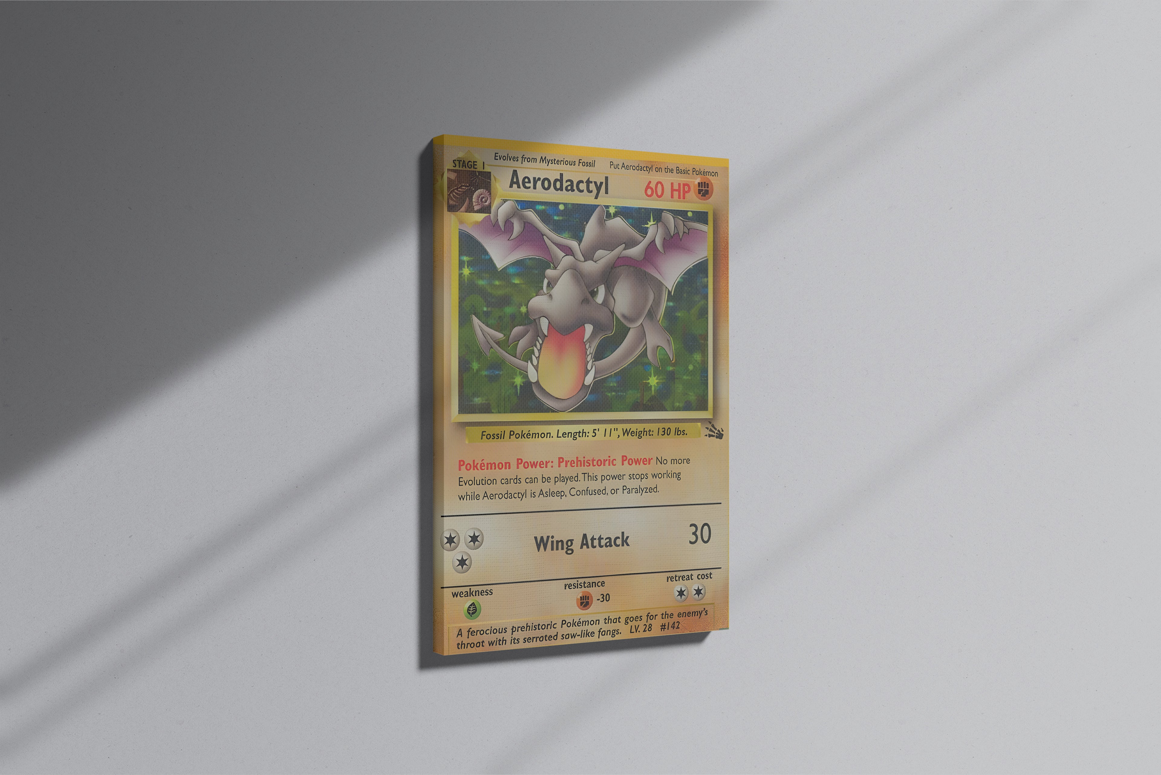 GeekCultcha Pokémon Aerodactyl Premium Canvas Print