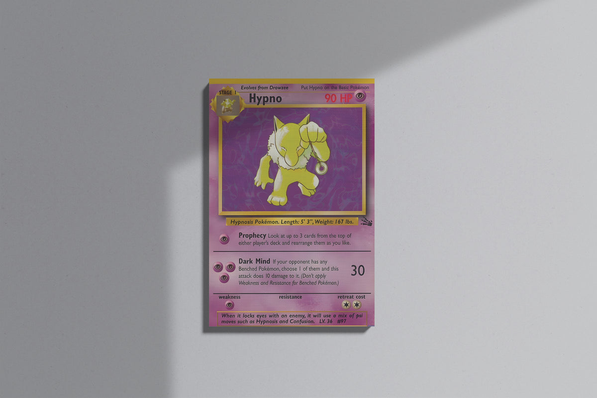 GeekCultcha Pokémon Hypno Premium Canvas Print