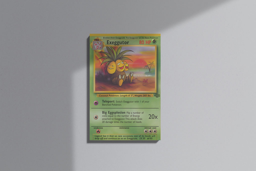 GeekCultcha Pokémon Exeggutor Premium Canvas Print