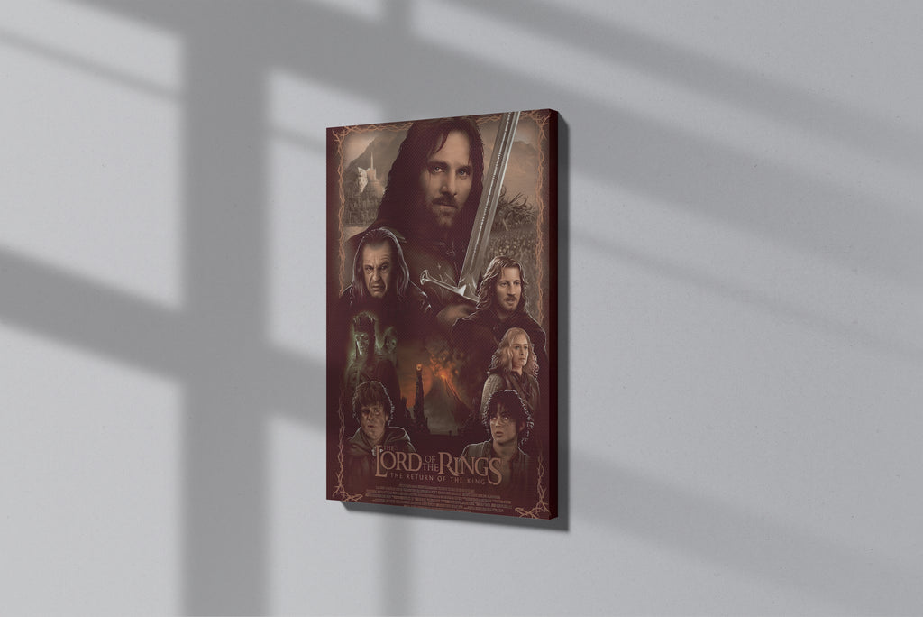 GeekCultcha The Lord of the Rings Return of the King Premium Canvas Print
