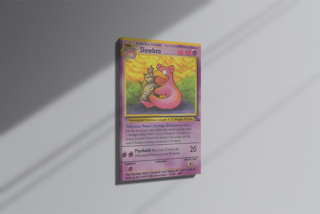 GeekCultcha Pokémon Slowbro Premium Canvas Print