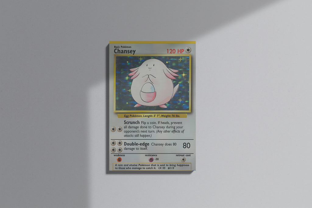 GeekCultcha Pokémon Chansey Premium Canvas Print
