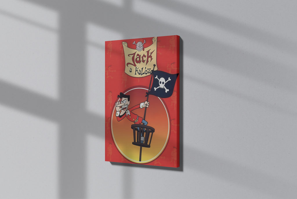 GeekCultcha Jack a Kalóz Themed Premium Canvas Print