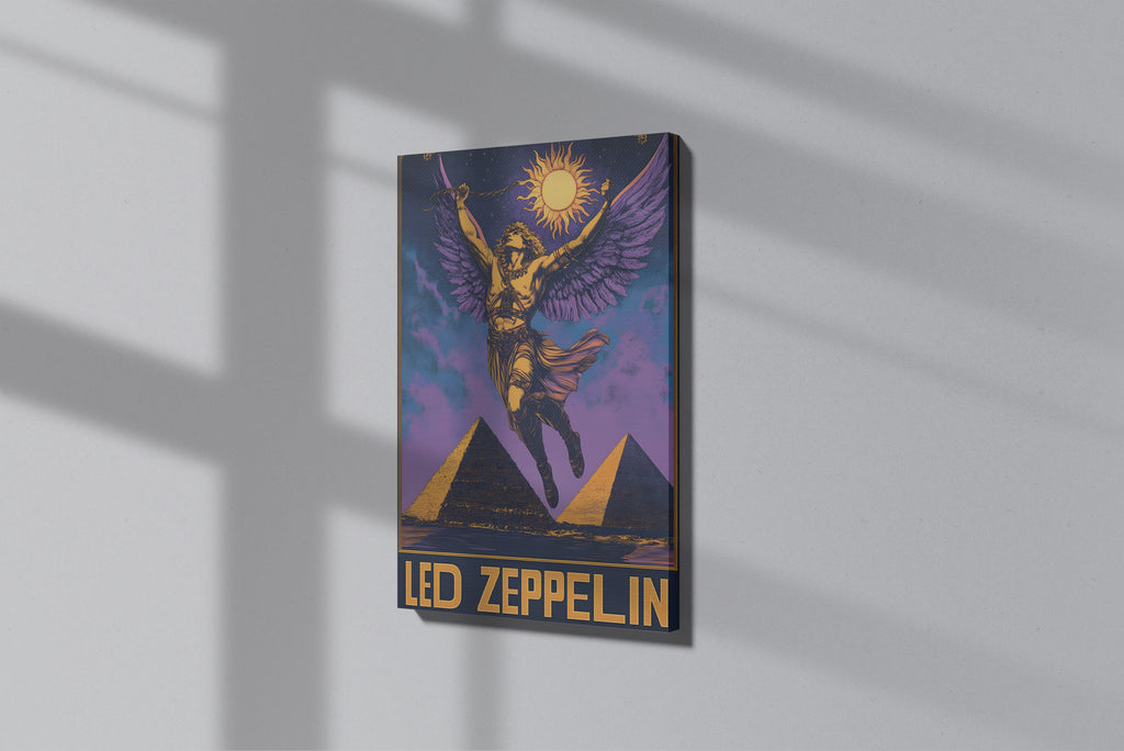 GeekCultcha Led Zeppelin Legend Canvas Painting