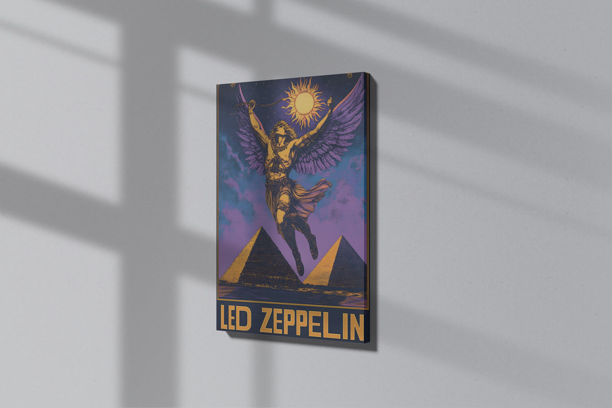 GeekCultcha Led Zeppelin Legend Canvas Painting