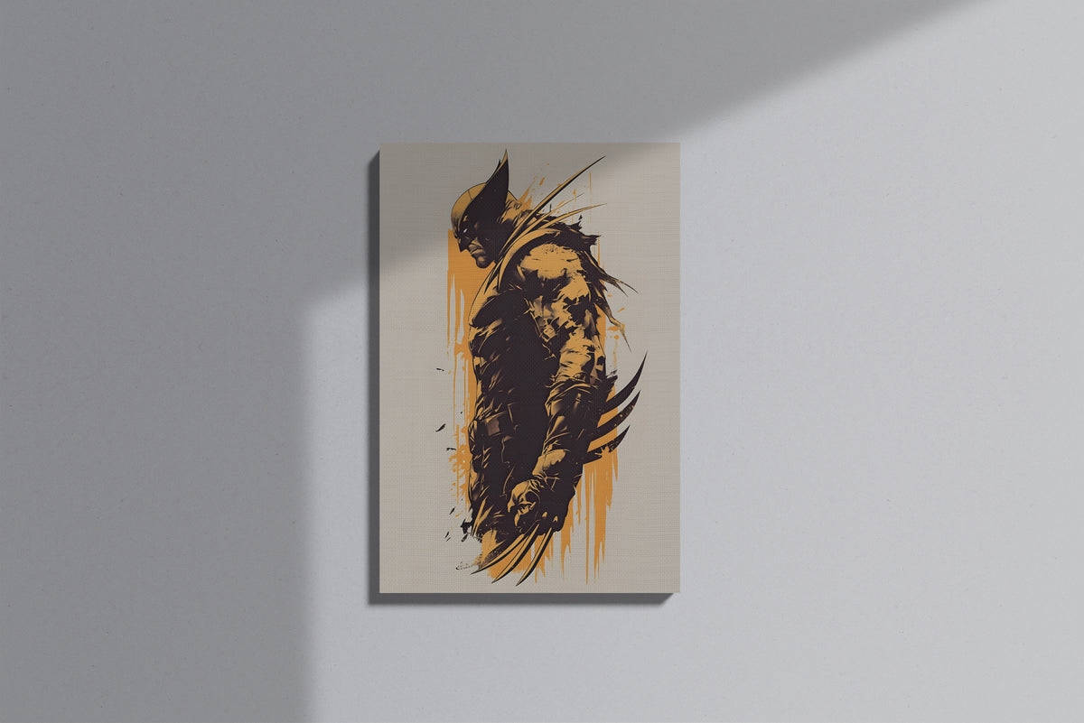 GeekCultcha Marvel Wolverine Premium Canvas Print