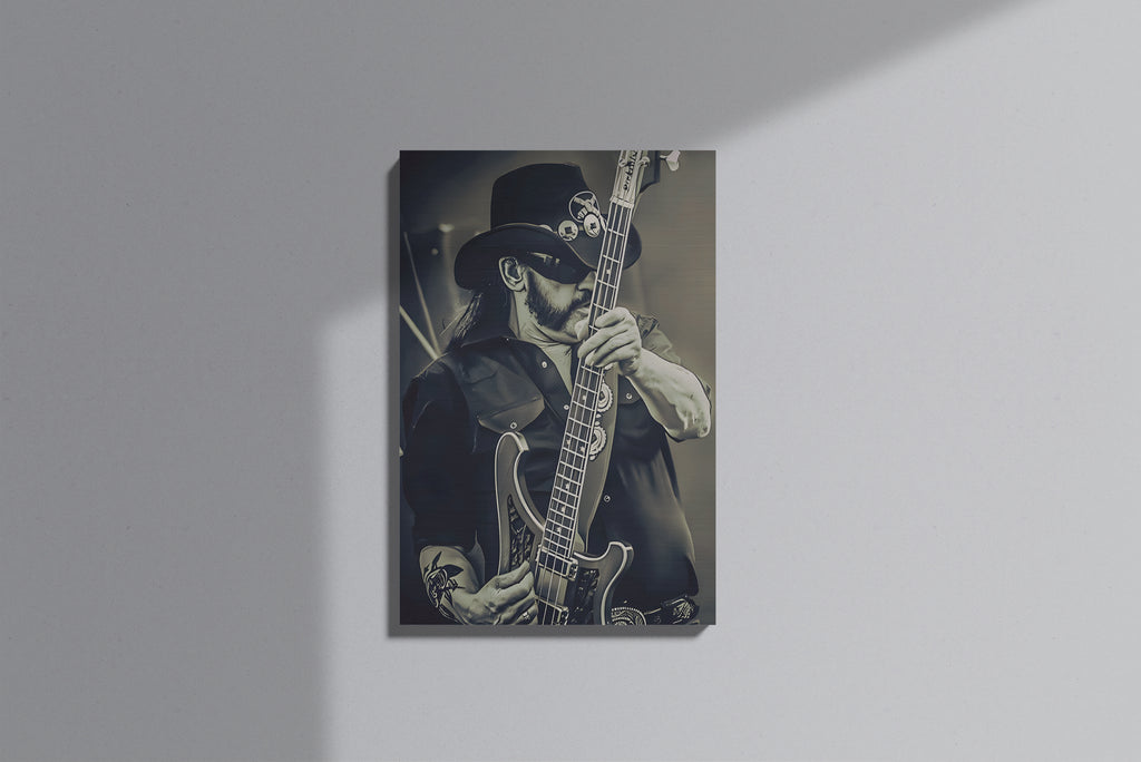 GeekCultcha Motörhead Lemmy Premium Canvas Print